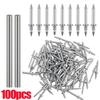 Double Head Skirting Boards Nails With Sleeve Heavy Duty Metal Thread Screw Fasteners For Wood Cement Rust-Proof Nails Fixator