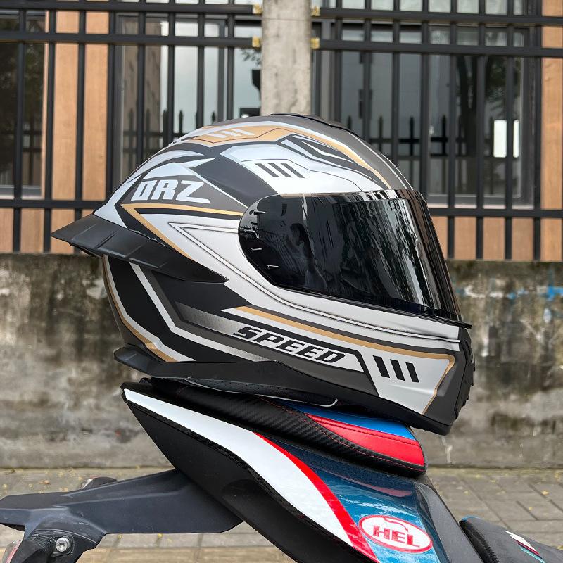 Motocross helmet Adult certif ication safety helmet DOT Motorcycle Helmets Moto full Face Racing helmet Double Visor