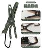 Fish Fish Fish Alligator Strong Lightweight Fish Grip with Fishing Gear Catcher, Grip, Grabber, Grip, Hold, Non-Slip, Aluminum, Tooth-Shaped Design,
