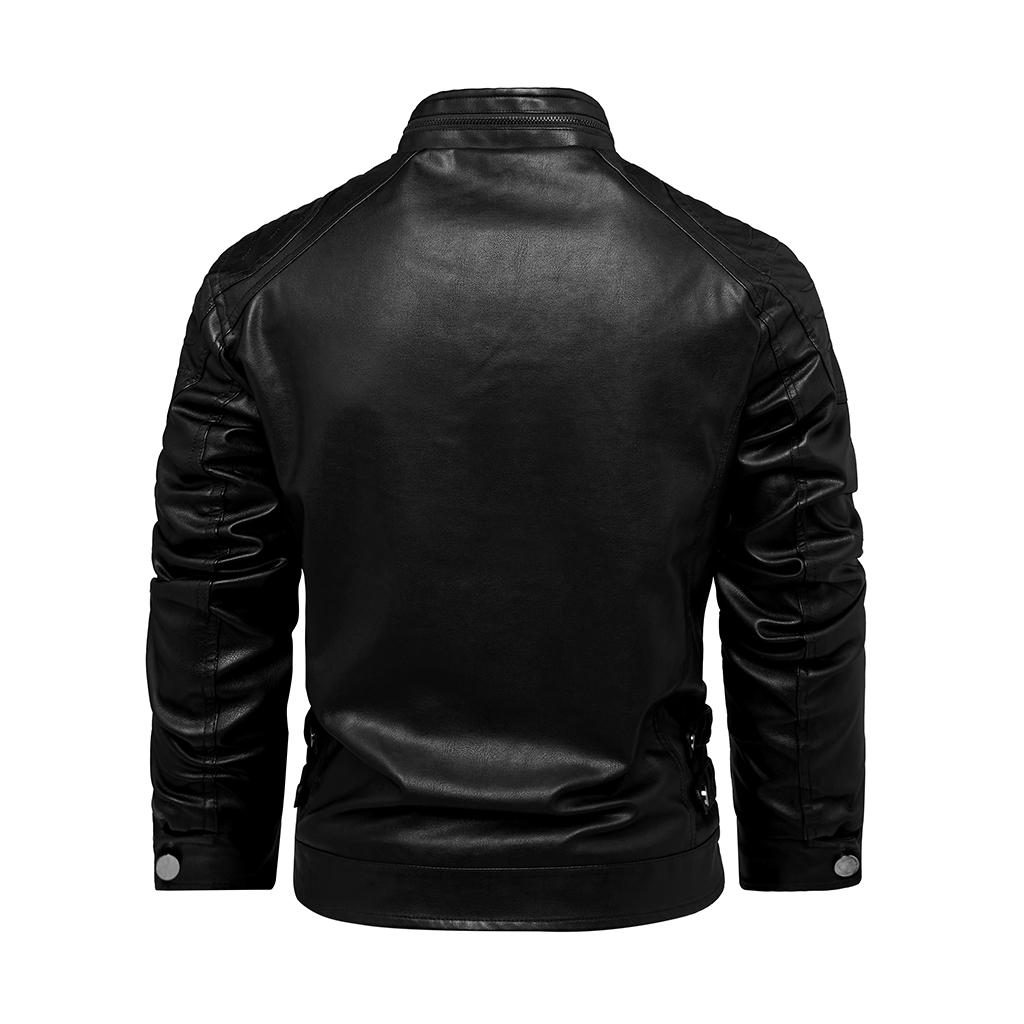 grey leather jacket plus size