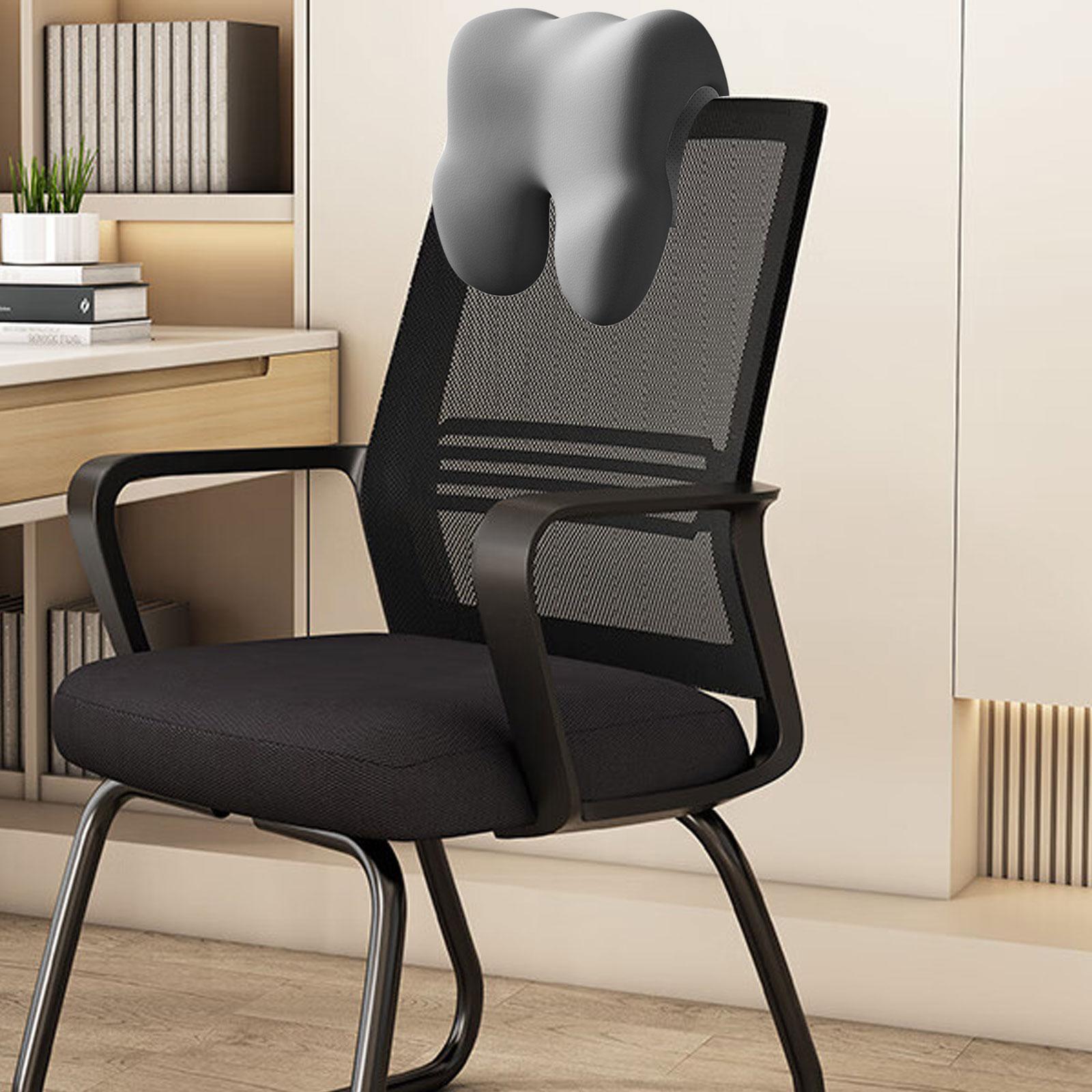 

Ergonomic Office Chair Headrest Pillow Nap Pillow Accessory for Back & Side серый