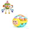 Rattle Toy Baby 0-3-6 - 8-12 Months Baby Newborn 1 Year Old Soft Glue Hand Ball Can Bite