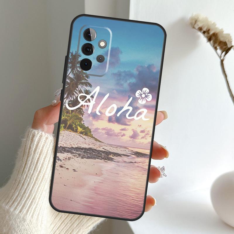 Hello Hawaii Aloha Beaches Case For Samsung Galaxy A55 A15 A35 A56 A06 A16 A26 A36 A32 A52 A13 A33 A53 A14 A34 A54 A17