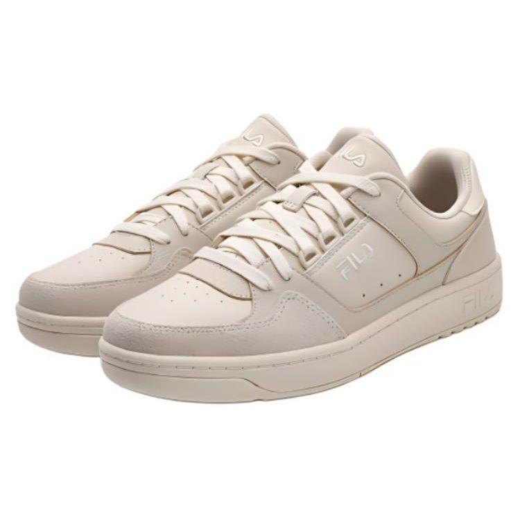 Fila Chic Chic Fabric Synthetic Leather Comfortable Versatile Shock Absorbing Breathable Lightweight Low Top Casual Shoes Women Sneaker F12W342208FBI