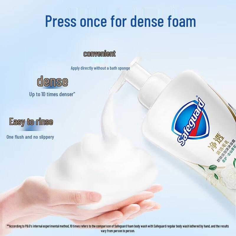 Safeguard Gentle Camellia Foaming Body Wash