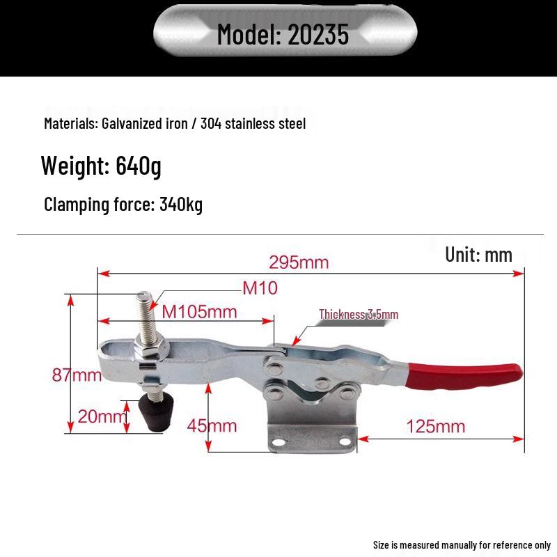 XB-203F Durable Quick Clamp Fixture for Machine Tools