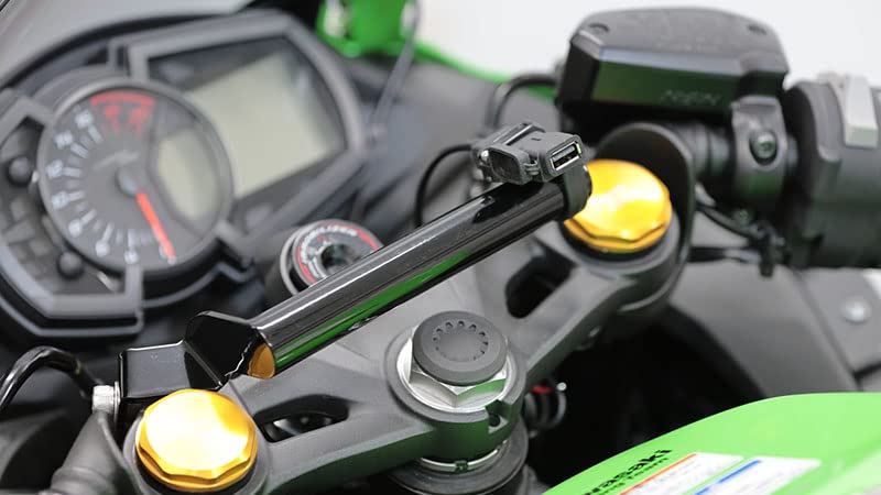 Kijima Bike Parts USB Power Port Kit Single Clamp Type