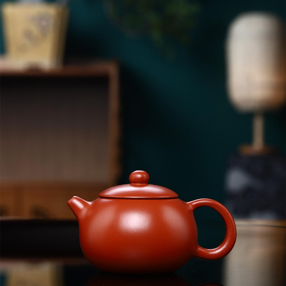 Small Xishi Yixing Red Clay Da Hong Pao Teapot for Kung Fu Tea Ceremony Yixing Shipment, Red Small Xishi, Aj