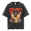 Rapper Duki ADA Tour  Vintage Washed Tshirt Men Women Clothing Hip Hop Oversized Tshirts Cotton Cozy Short Sleeve T Shirts
