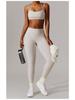 Pantaloni da Yoga a Vita Alta Asciugatura Rapida - Leggings Sportivi e da Corsa Spazzolati