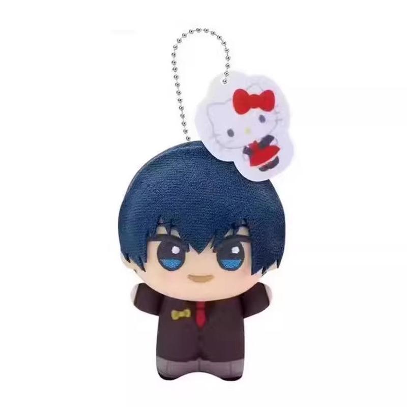 12cm New Blue Lock Plush Pendant KeyChain Isagi Yoichi Nagi Seishiro Mikage Reo Rin Itoshi Itoshi Sae Action Doll Toy Bag Gift