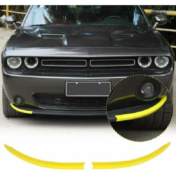 Frontstoßstangenlippen-Abdeckung Splitter Schutz für Dodge Challenger SXT 2015+, Gelb