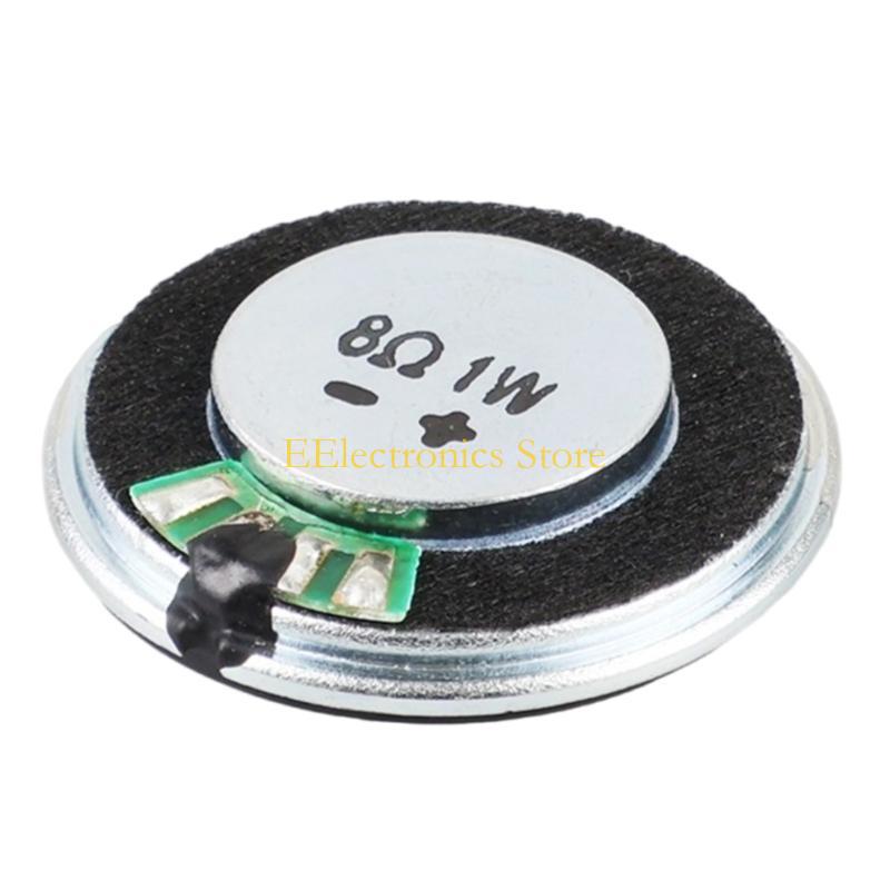 B03C Powerful 28mm Full Frequency Speakers Strong Magnets 8Ohm 1W Speakers Pair for Auditory Loudspeaker 2PCS
