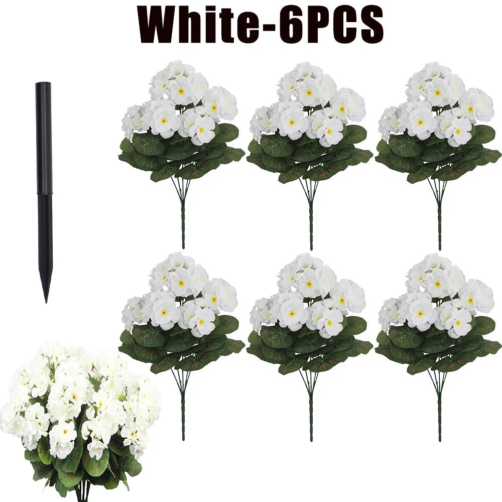 

Artificial Flowers Plants Begonia Flower Wedding Bridal Bouquets Home Room Outdoor Garden Bonsai Decoration DIY Festival Wreaths 36CM