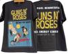 Vintage Style Gun N Rose Rock Concert Tour Short Sleeve 2 Side Shirt