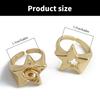 Hollowed Star Knuckle Joint Rings Simple Star Knuckle Rings Multifunctional Rings Accessory Perfect for Any Outfit