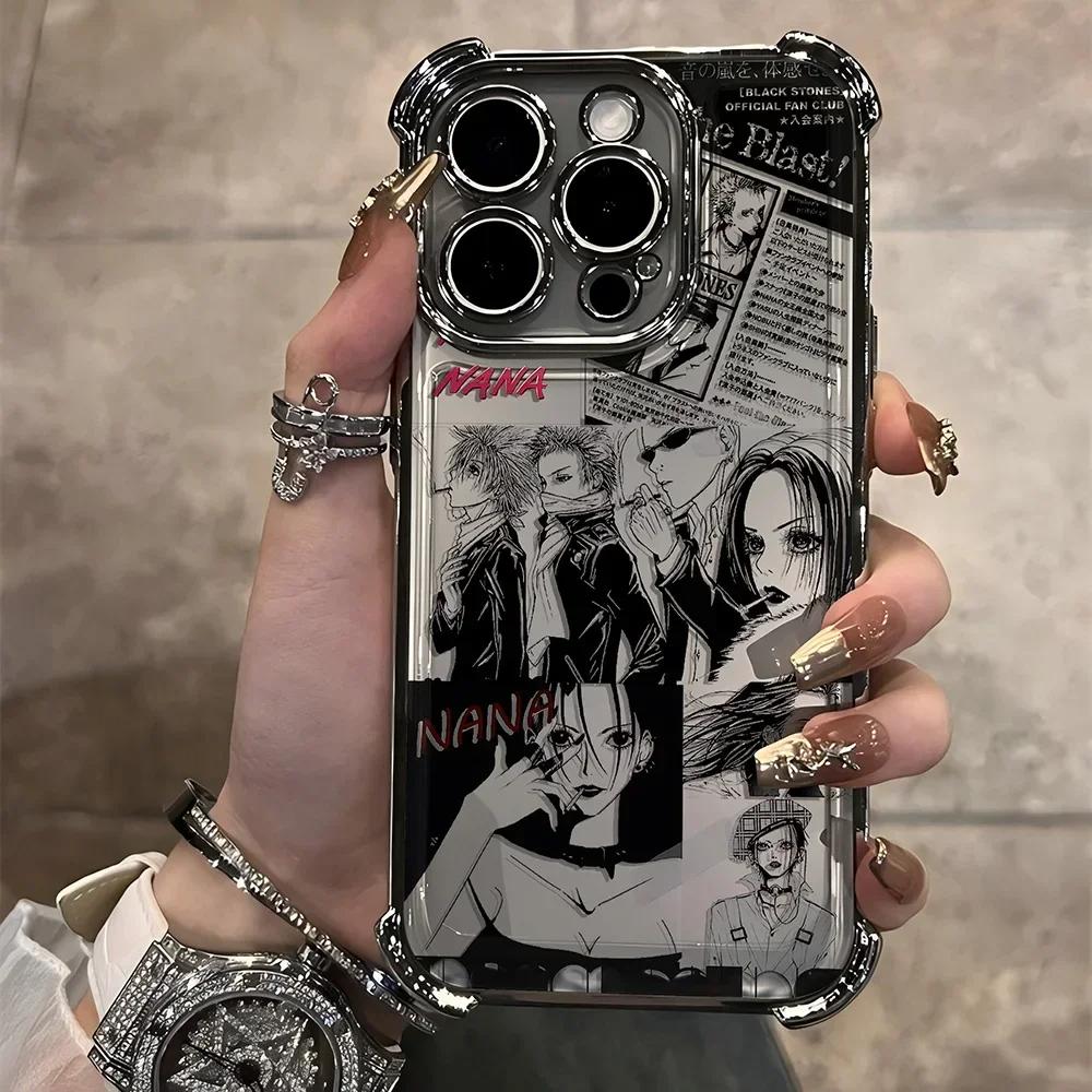 Nana Anime Mädchen Hülle für Samsung Galaxy A56 A53 A50 A36 A35 A34 A33 A32 A31 A26 A25 A24 A23 A22 A16 A15 A14 A13 5G A05S 4G Cover