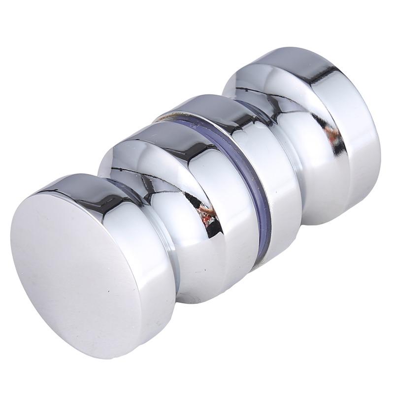 Aluminum Alloy Single Hole Door Knob Modern Simple Glass Bathroom Cabinet Drawer Handle Hardware Accessories