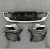 Rear Bumper and Front Face Kit with Square Exhaust Tailpipe for Land Rover Range Rover Velar