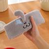 Big Nose Hair Band with Coral Fleece Face Wash Headband Girls Makeup Remover Mask Hair Cover Cute Headscarf