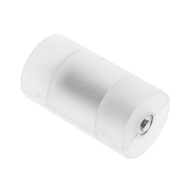 4 Stück Batteriekonverter-Adapter AA auf D Größe Batterie Schutzhülle Halter PP-Material