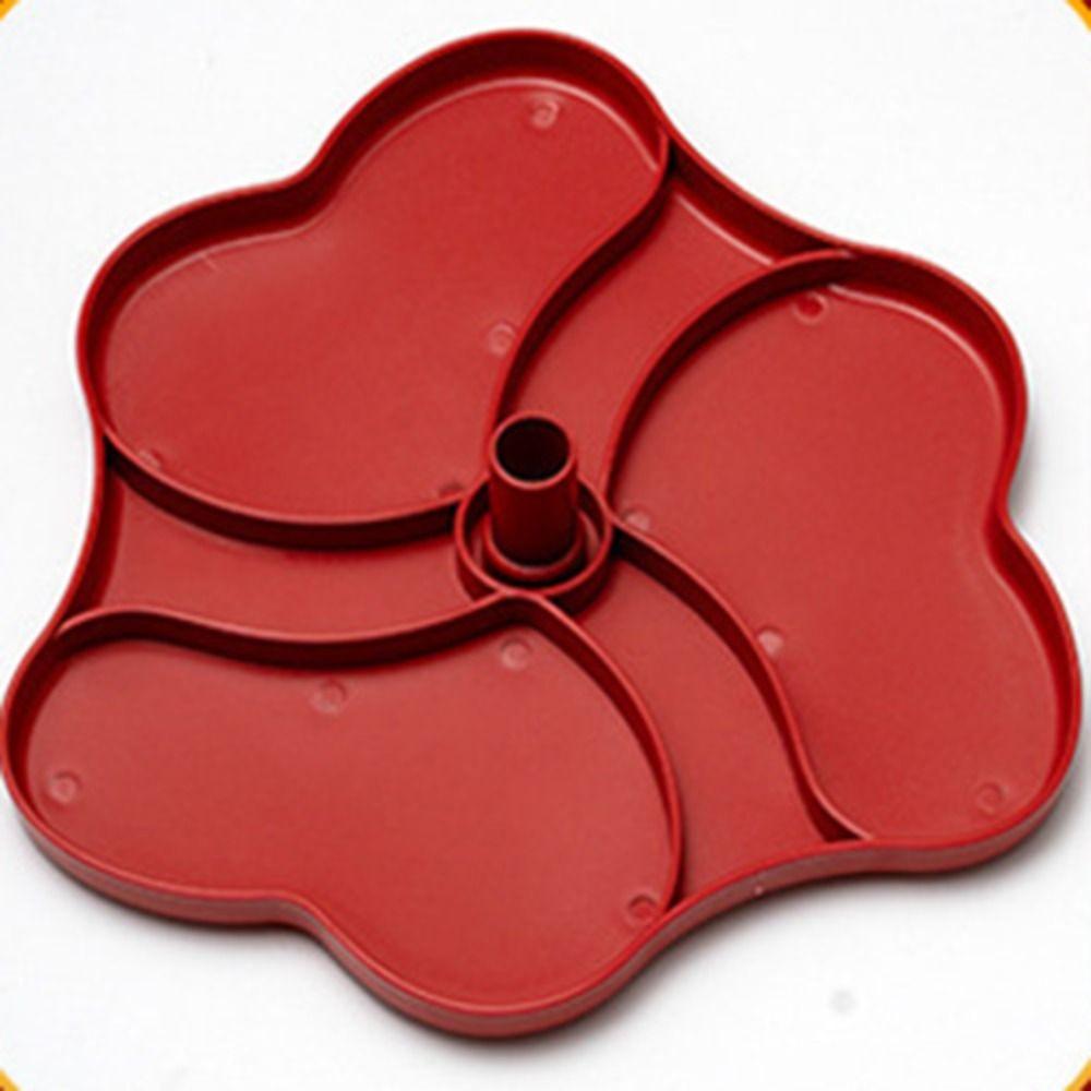 with Cover Dried Nuts Serving Tray 3-Compartment Candy Box Snack Storage Tray  Treat guests