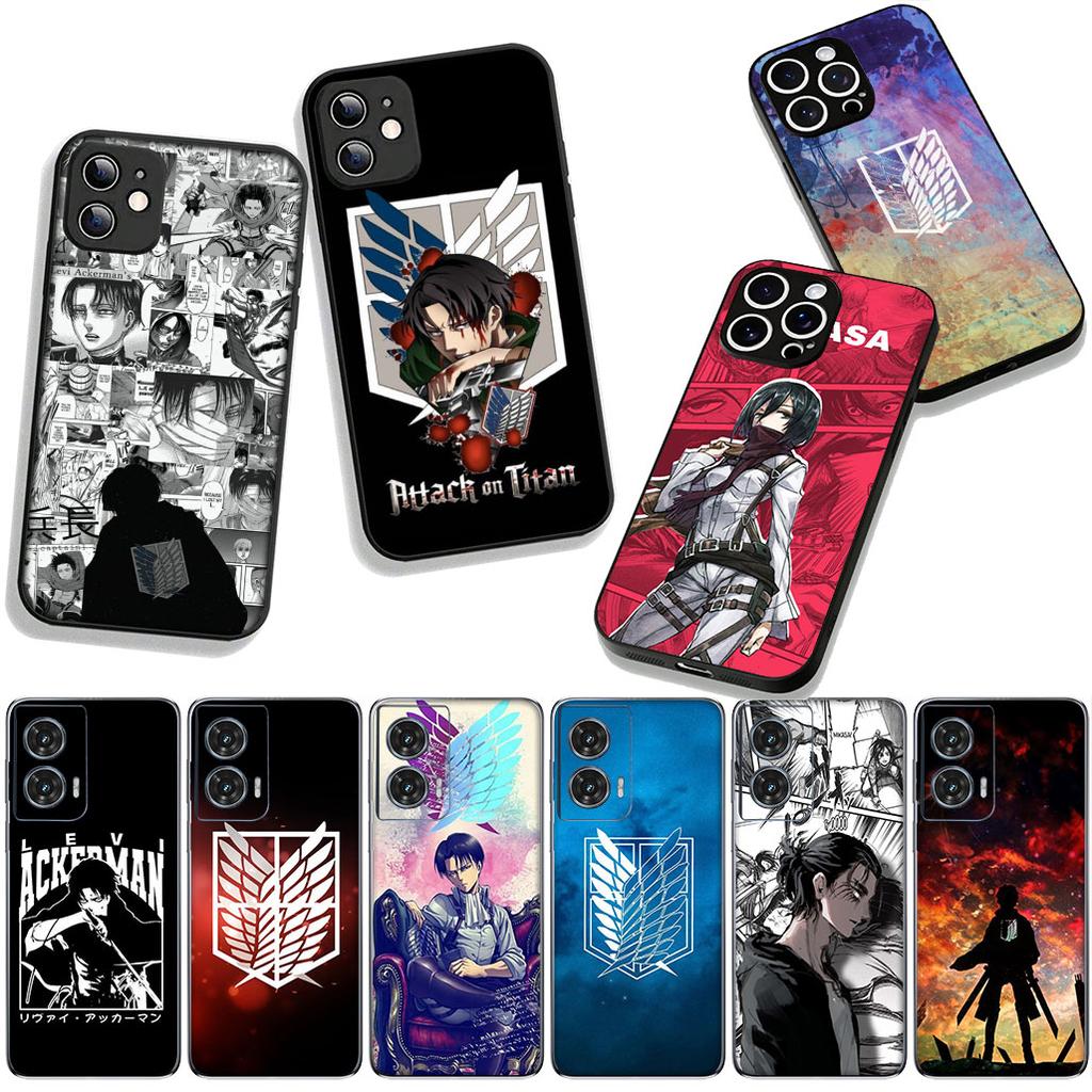 Phone Cover Levi Attacks on titan Jaeger Eren for Apple iPhone 17 16 11 Pro XS Max XR 6 7 8 Plus + 16E SE 2020 Air 5 8+ Case