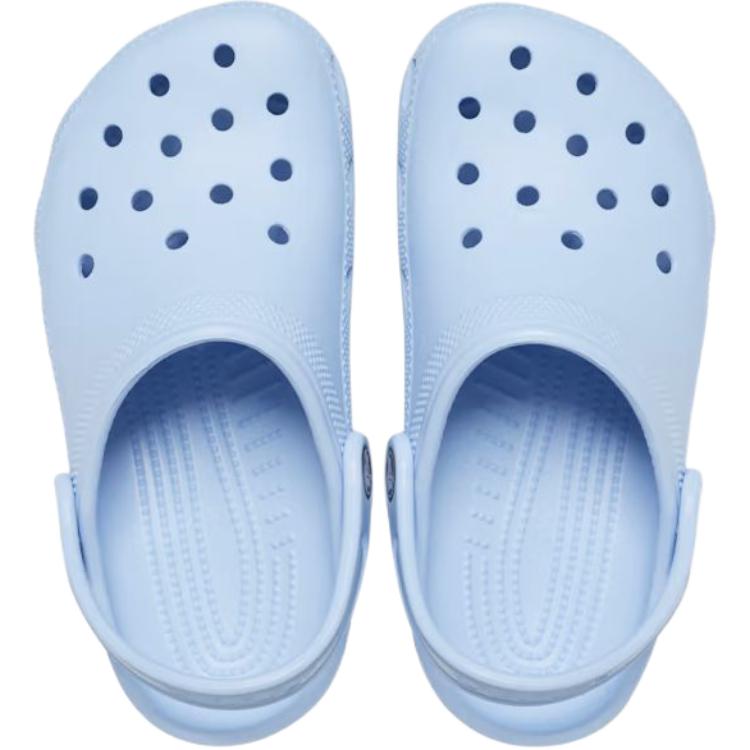 Crocs Classic Clog Comfortable Soft Non-Slip Durable Low-Top Toddler Shoes Light Blue Baby Clogs 206990-4NS