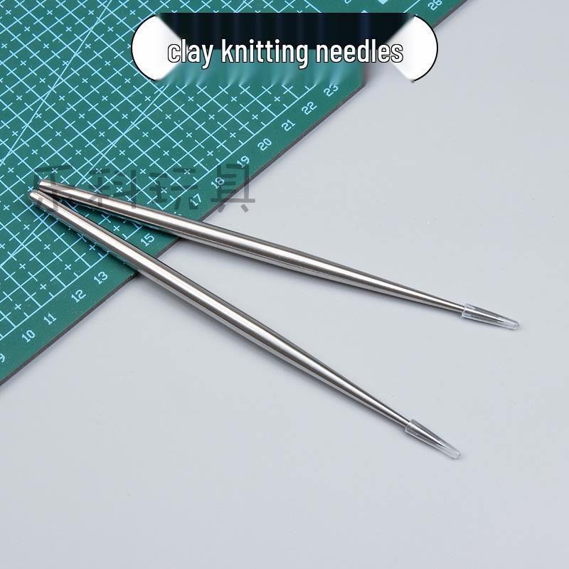 Ultra-Light Clay Texture Tool Set: Resin, Polymer, Oil Clay & Stainless Steel Needle