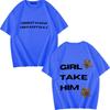 Tate McRae It's Ok I'm Ok Print T-Shirt Herren Damen Oversized 100% Baumwolle Kurzarm Sommerdruck Unisex Übergröße Tops