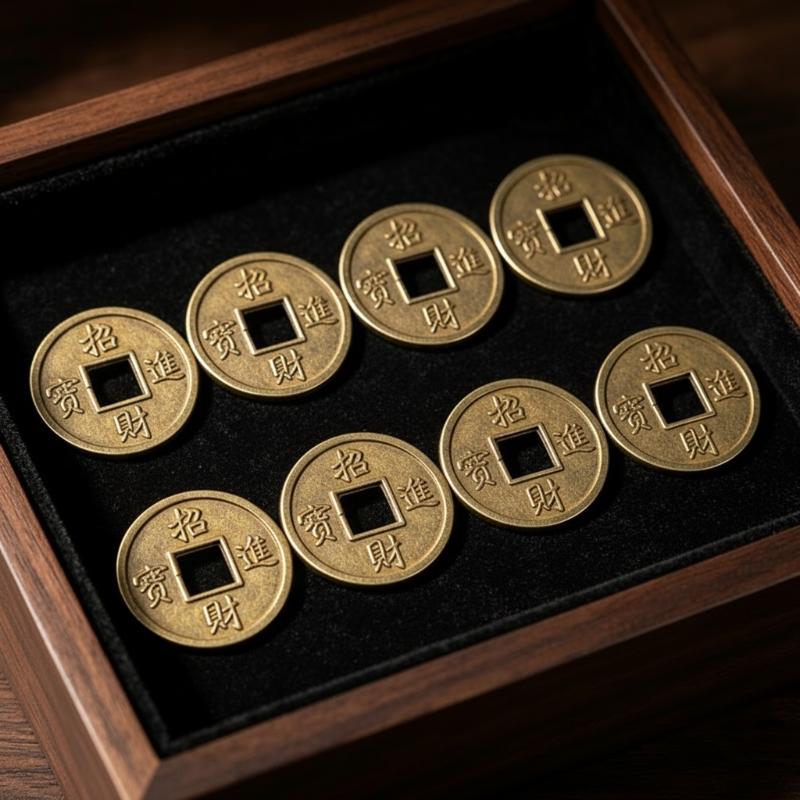 100 ks čínských mincí Starověké čínské Feng Shui řemeslné mince pro bohatství zdraví Talisman na štěstí Pamětní mince Sběratelská edice