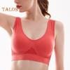 Women Bras Hollow Out Breathable Sweat Absorption Chic Push Up Shockproof Sports Brassieres Inner Wear Garment