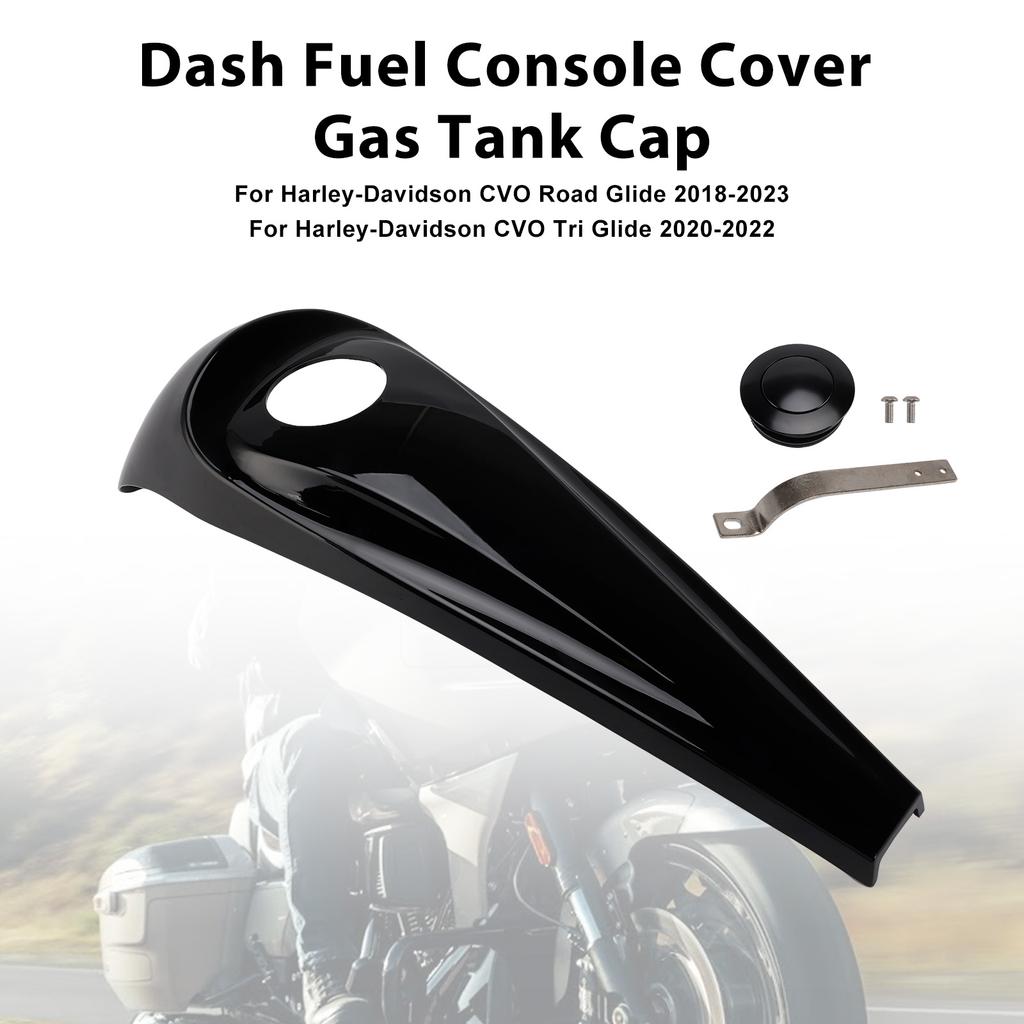 Dash Fuel Console Cover Gas Tank Cap For Touring Electra Road Glide 08-23