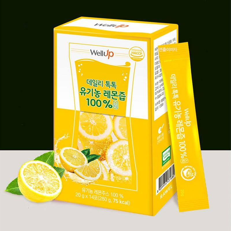Roel Well Up Daily Tok Tok Organic Lemon Juice 14p, 280g, 2 Units
