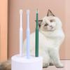 360 Degree Soft Nylon Pet Cat Toothbrush Practical Small Brush Head Teeth Care Oral Cleaning Tooth Brush for Kitten Chihuahua
