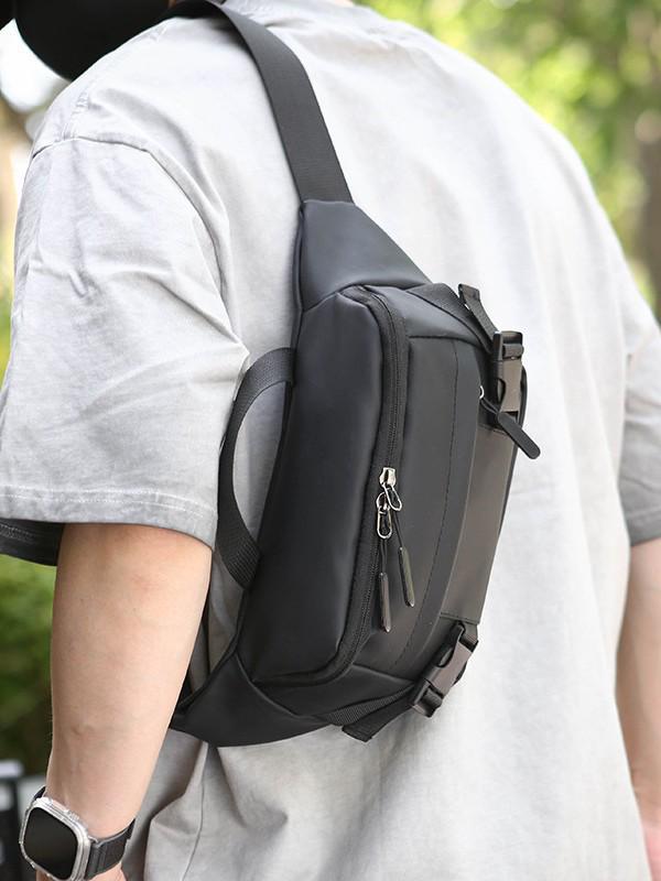 Men's Trendy Waterproof Crossbody & Waist Bag - Functional, Versatile Workwear & Sports Shoulder Bag