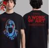 26 Ice Nine Kills x Terrifier 3 Uma Obra de Arte Rosto do Palhaço Art Camiseta Camiseta Unissex