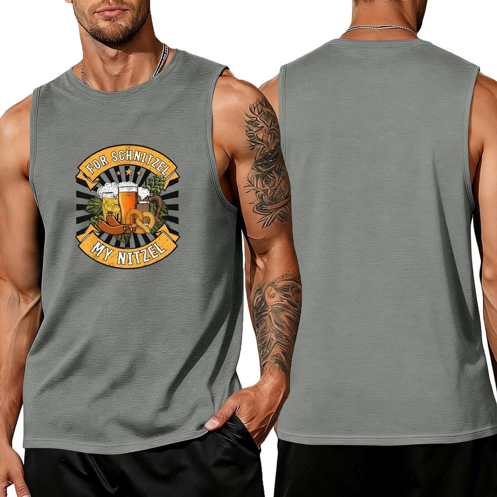 Men's Loose Fit Sleeveless Tank Top Casual Summer Daily Wear Breathable Lightweight Fabric Comfortable Fit Graphic Print