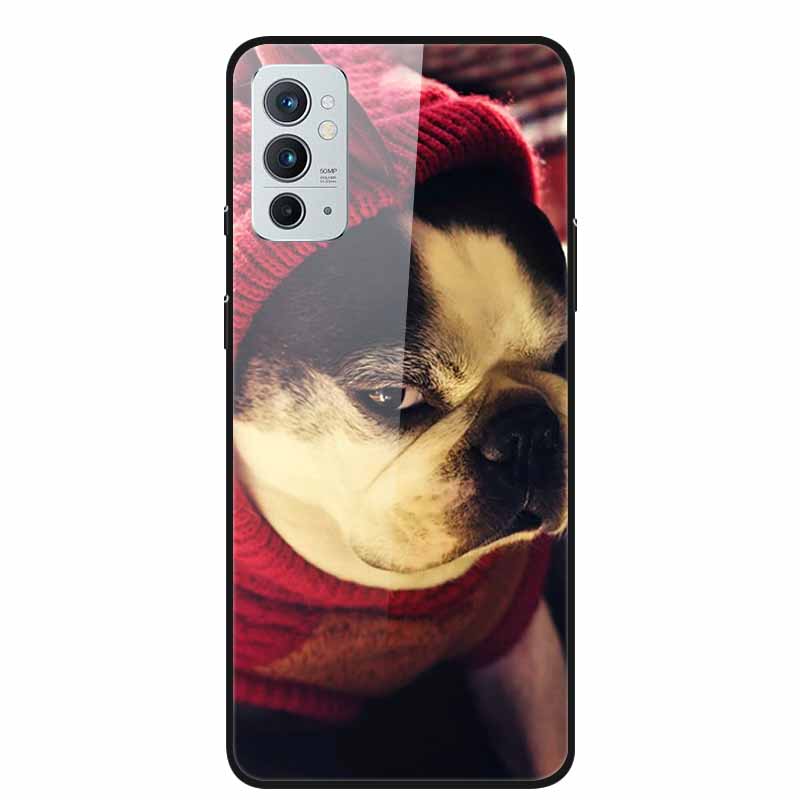 Tempered Glass Cover For Oneplus 9RT Case 1+ 9RT Hard Back Cover for Oneplus 9RT 5G Case Coque Bumper Funda OnePlus 9 1+9RT