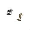 Chic Dog Paw Knight Sculpture Napkin Holder European Creative Tissue Organizer Decorative Figurine