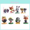 Zootopia Pvc Figurine Set With Collectible Characters For Kids And Fans