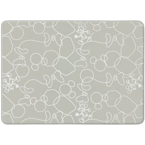 Panasonic Hot Carpet Electric Carpet Disney Design Energy Saving Timer Function Dust Mite Prevention Dress-up Cover Included 1.5 Tatami Gray DC-15NKCD