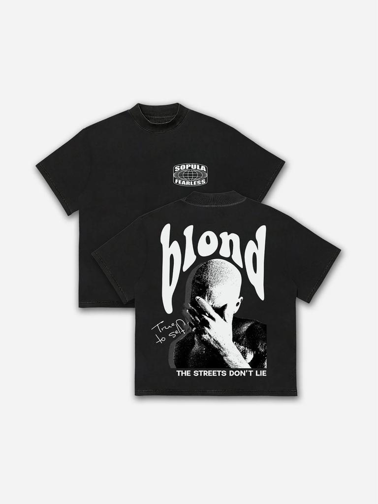 Frank Ocean Blond Herren Y2K Grafik T-Shirt Streetwear Baumwolle T-Shirt S-3XL
