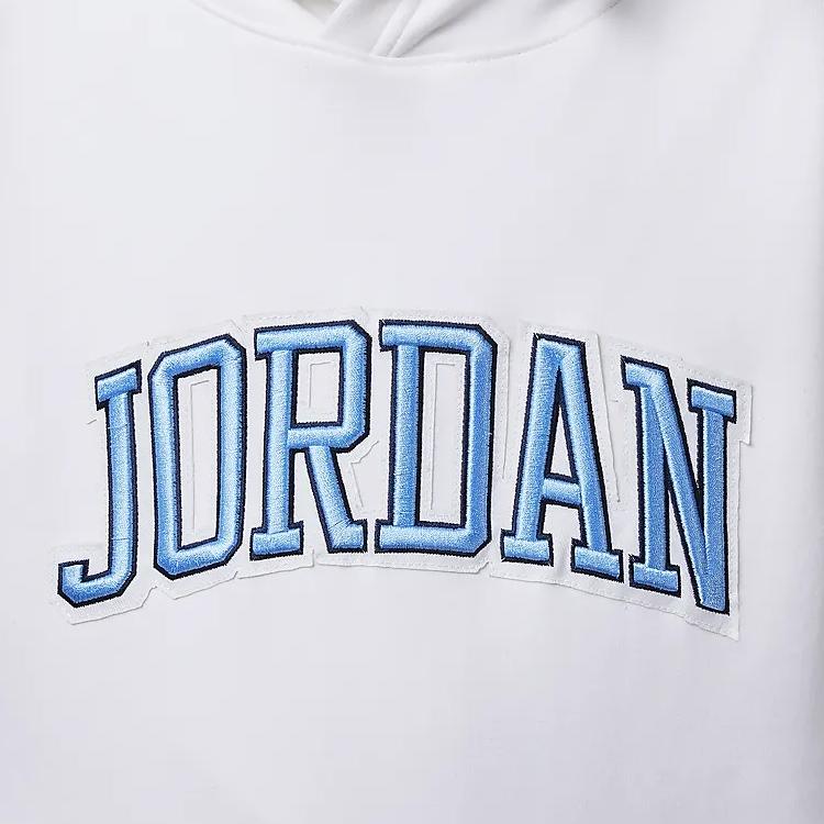 Jordan See Me Shine Hooded Soft Fashion Sweatshirt Kids Sweatshirt Sail HV1594-133