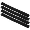 4Pcs Cord Organizer Management Sleeve Cable Cover with Zipper Protective Wrap with Ties