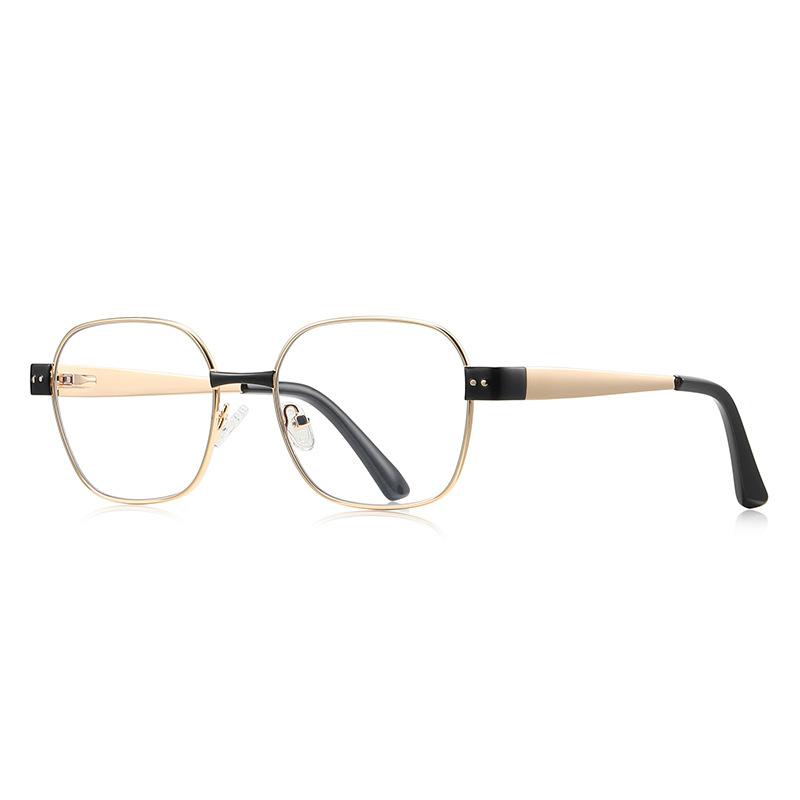 Luxury Anti Blue Light Glasses For Myopia Retro Minus Diopters Eyeglasses Metal Frame Womens Prescription Glasses -1 -2 -6