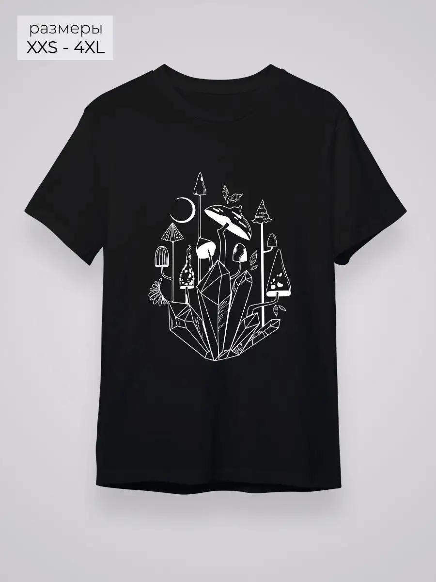 Mushrooms print T-shirt 3XL