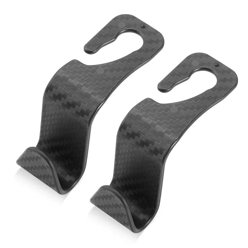 2pcs Universal Car Seat Headrest Hook for Auto Back Seat Storage Organizer Hanger Storage Holder Car Interior