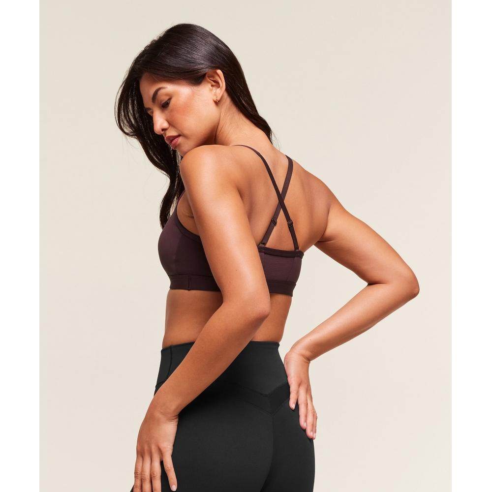 Gymshark Ruched Sports Bra Cherry Purple B2a7a Pcds