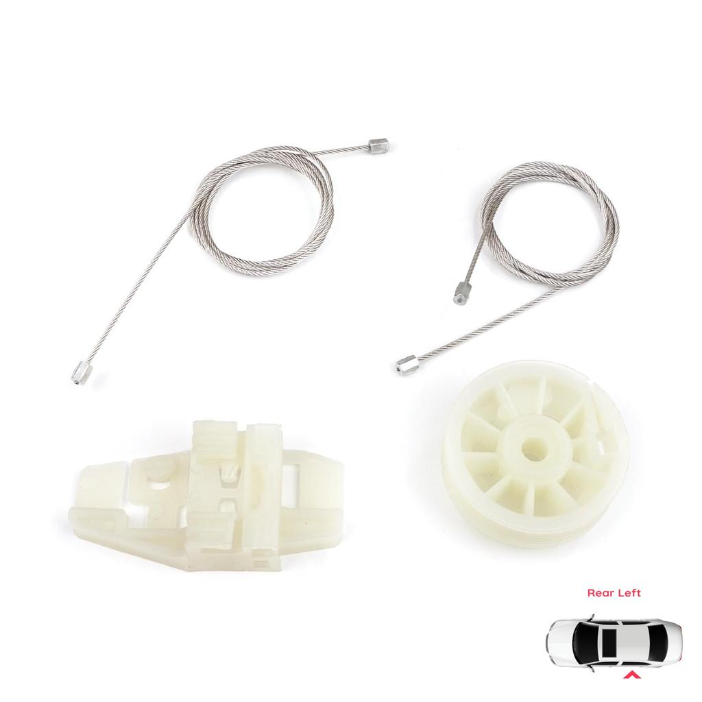 EWR499 Electric Window Regulator Repair Set Rear Left for Renault Scenic Grand Scenic MK2 JM0/1 2003-2009 4/5 Door 8200118856